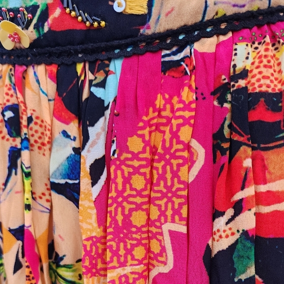 Anthropologie Bhanuni Jyoti Christia High low Maxi Skirt - Picture 7 of 16